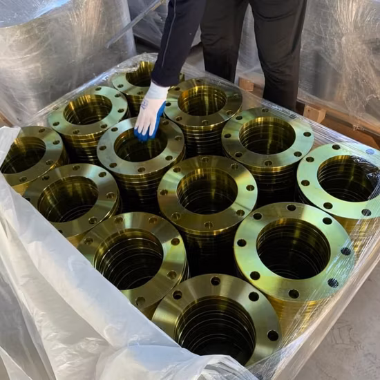  플랜트 프로젝트용 ANSI B16.5 Pn10 RF 강철 A105 Th 플랜지.  스테인레스 스틸 나사형 플랜지 사용